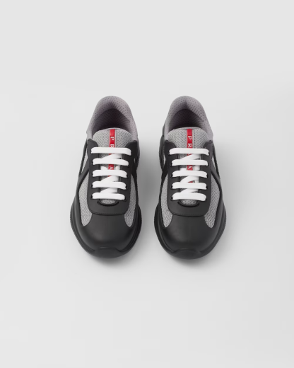Prada America's Cup Soft rubber and bike fabric sneakers